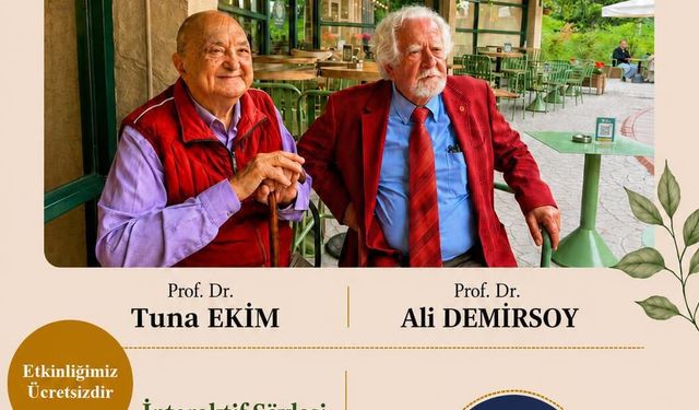 Biyolojinin iki duayeni Ankara'da söyleşide buluşuyor