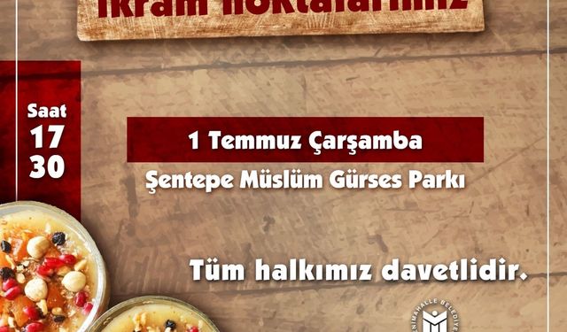 Yenimahalle'de aşure bereketi: Belediye binlerce vatandaşa ikramda bulunacak