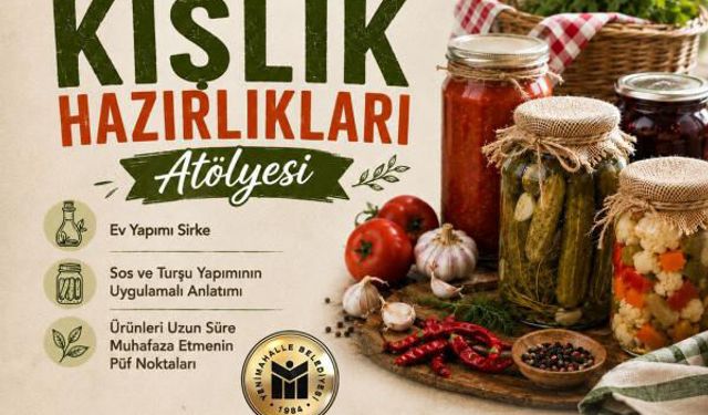 Mutfaklar YENİMEK’le Kışa Hazırlanıyor