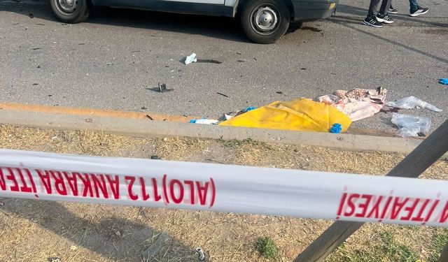 Ankara'da iki otomobil çarpıştı: 1 ölü, 2 yaralı