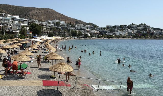 Bodrum'da Termometreler 40 Dereceyi Aştı