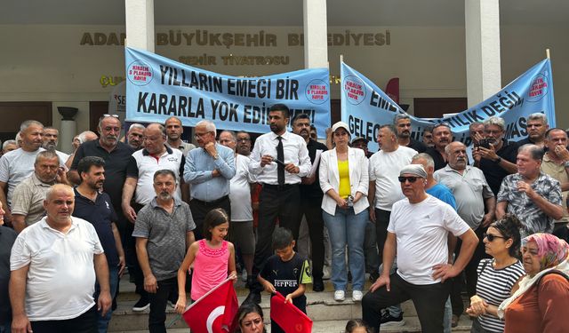 Eylem yapan servisçilere müdahale