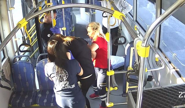 Otobüste fenalaşan yolcuyu hastaneye yetiştirdi: Şoförden örnek davranış
