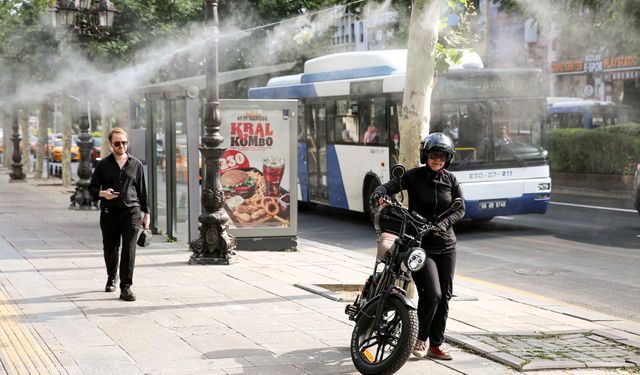 Kızılay’da kavurucu sıcağa karşı serinletici çözüm!