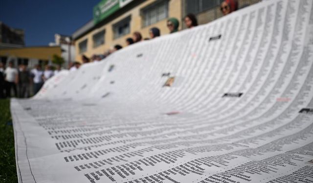 Gazzeli Çocuklar Unutulmadı: Kayseri’de 16 Bin 277 İsim Yazıldı