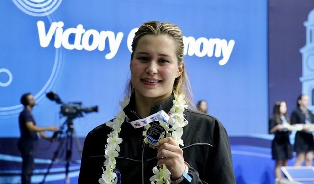 Milli sporcu Defne Kurt'tan 4'üncü altın madalya