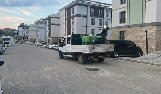 Yahşihan'da haşereyle mücadele çalışması sürüyor