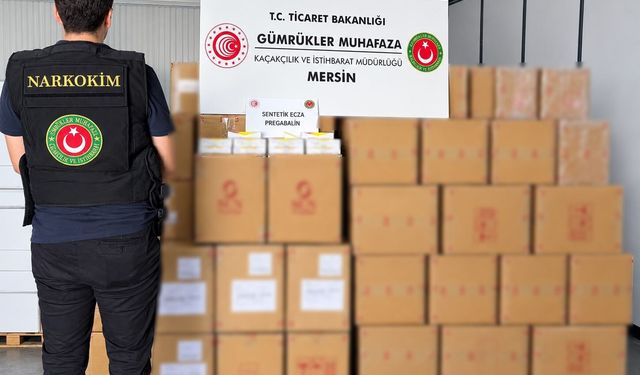 1 ton 716 kilogram pregabalin ele geçirildi