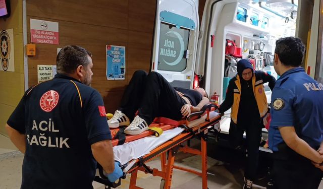 Bursa'da kamyonetle otomobil çarpıştı