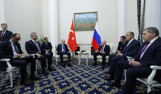 Cumhurbaşkanı Erdoğan, Putin ile görüştü