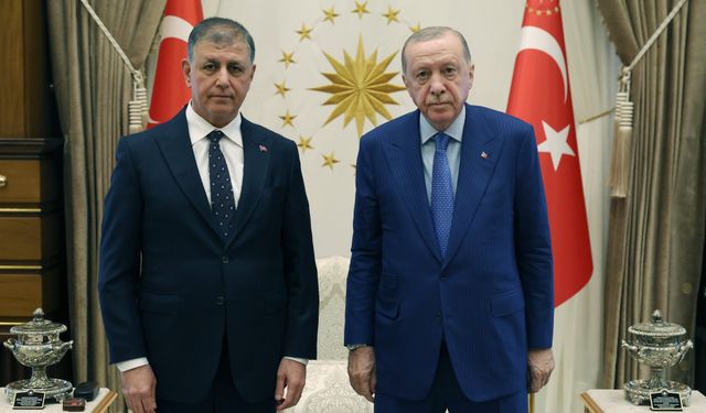 Erdoğan, İzmir Büyükşehir Belediye Başkanı Cemil Tugay’ı kabul etti