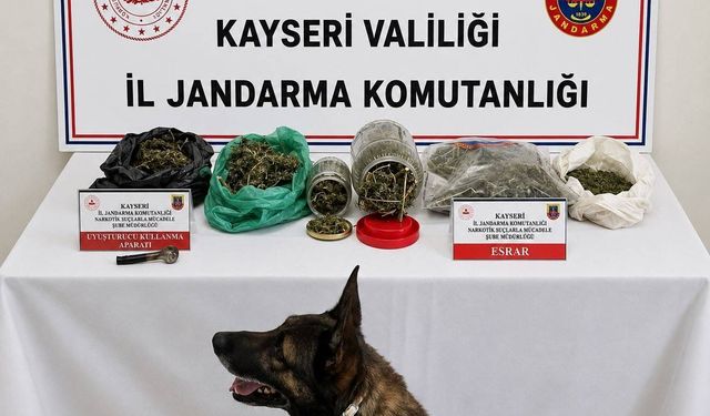 Kayseri’de uyuşturucu operasyonu