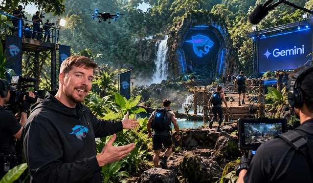 Google'dan Ezber Bozan Hamle: MrBeast Gemini’ı Vahşi Doğaya Gönderdi!