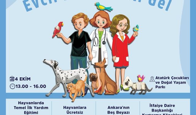 ABB’den 4 Ekim’e Özel Etkinlik: Patili Dostlar İçin Sağlık Taraması ve Defile
