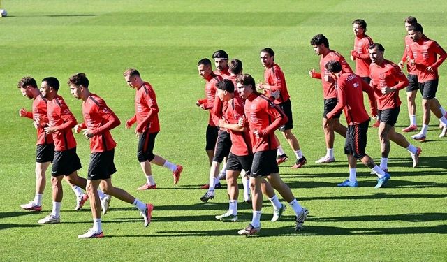 A Milli Takım, İtalya maçı hazırlıklarını tamamladı