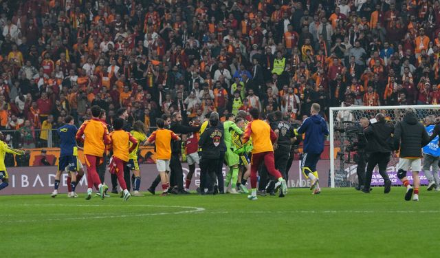 Galatasaray-Fenerbahçe derbisinin ardından saha karıştı!