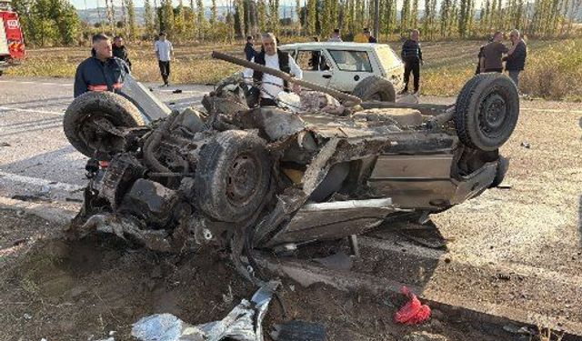 İskilip-Çorum Yolunda Kaza: 3'ü Çocuk 7 Yaralı