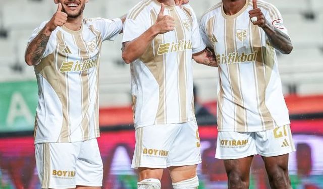 Kayserispor'dan dikkat çeken gol sayısı