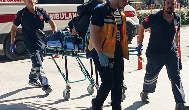 Tarlada levye ve pompalı tüfekli kavga