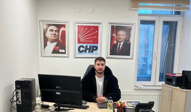 CHP Kızılcahamam Gençlik Kolları’nda yeni başkan Ömür Ünnü!