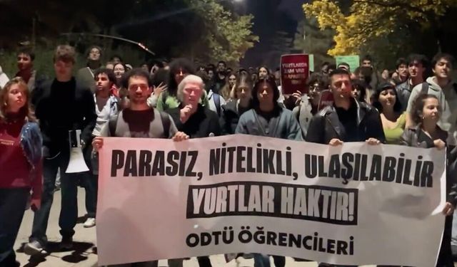 ODTÜ'de Yurt Zammına Öğrenciler Tepki Gösterdi!