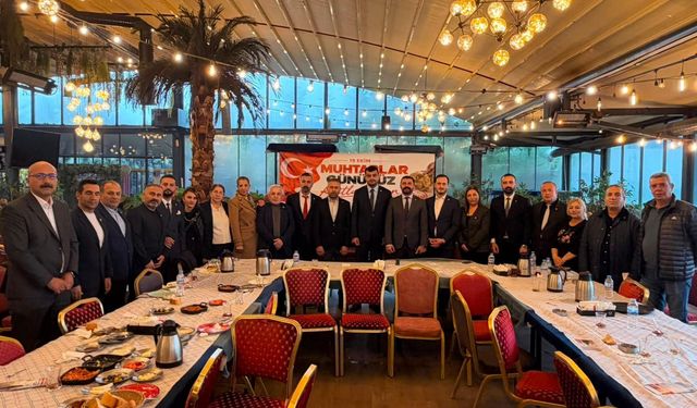 CHP Mamak İlçe Başkanlığı muhtarlarla kahvaltıda buluştu!