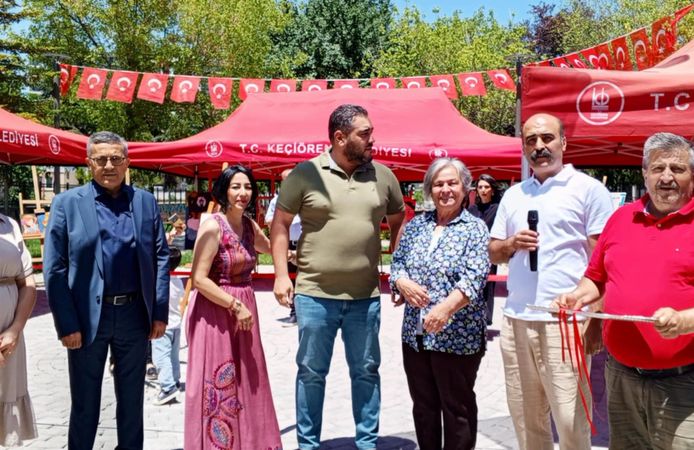 KEÇİÖREN CEMEVİ’NDE KURSİYERLERİN RESİM SERGİSİ