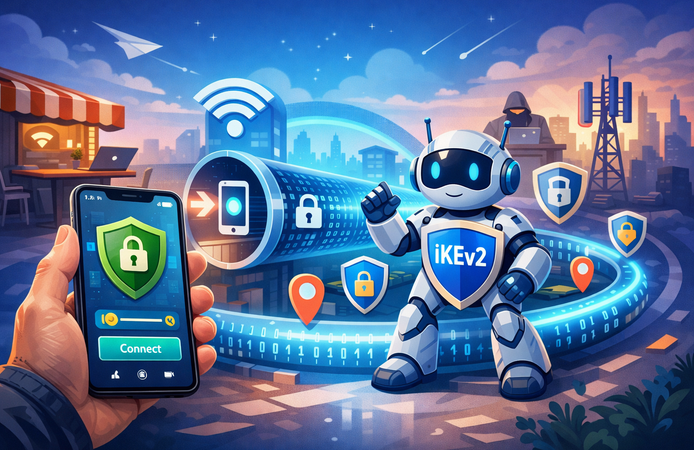 Mobil Cihazlarınızda Neden IKEv2 Destekli Bir Ücretsiz VPN Kullanmalısınız?