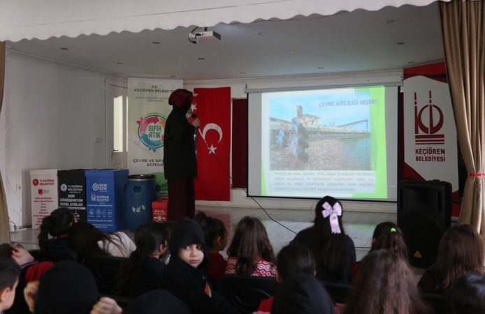 Keçiören’de Öğrencilere Sıfır Atık ve Çevre Bilinci Eğitimi