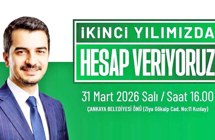 Çankaya Belediye Başkanı Güner halka iki yılın hesabını verecek