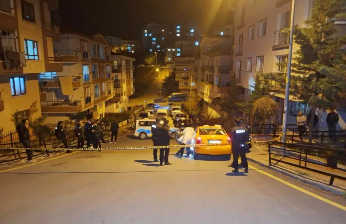 Ankara’da takside silahlı kavga: Bir kişi ağır yaralandı