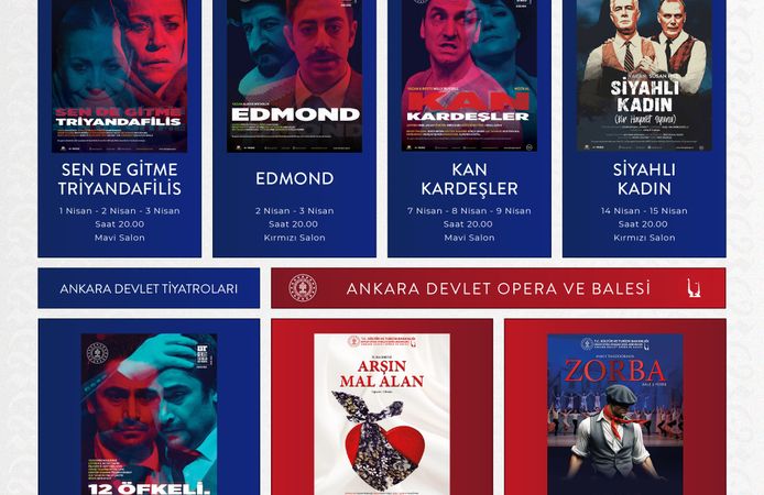Çankaya’da Nisan Ayı Sanatla Dolu: Atatürk Sanat Merkezi’nde Yoğun Program
