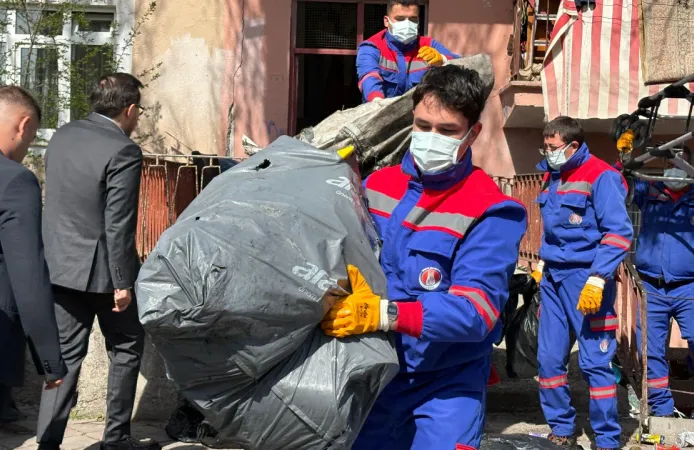 Sincan’da Kaçak Atık Alanlarına Temizlik Operasyonu