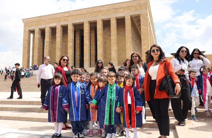Çankayalı Miniklerden Anıtkabir’e Anlamlı Ziyaret