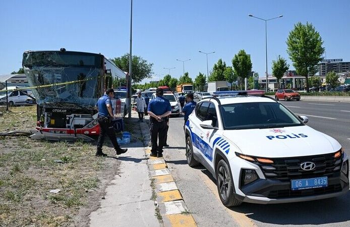EGO Otobüsü Yoldan Çıkıp Yayaya Çarptı: 1 Ölü 9 Yaralı