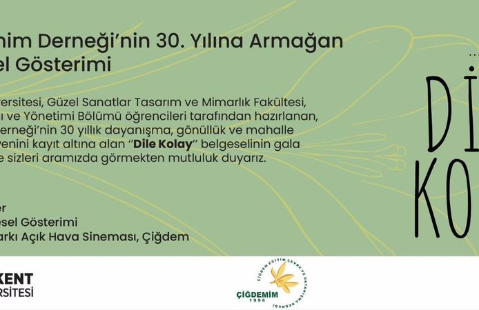 Ankara’da Kültür ve Dayanışma Gecesi: “Dile Kolay” Belgeseli Gala Yapacak