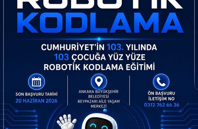 Beypazarı’nda Robotik Kodlama Eğitimi Başlıyor