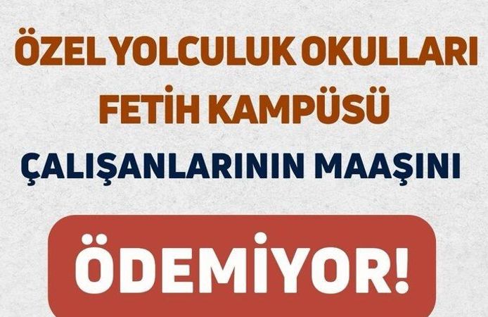 Bursa'da Özel Okulda Maaş Krizi İddiası!