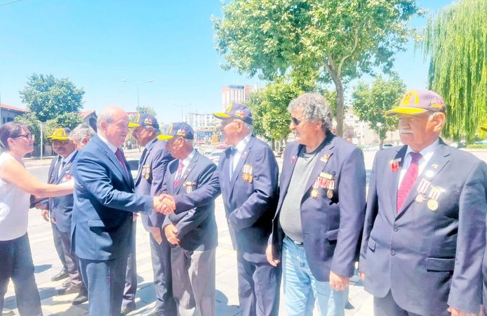 KKTC 5. Cumhurbaşkanı Tatar’dan Kayseri’de Gazilere Vefa Ziyareti