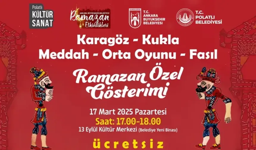 Polatlı'da Geleneksel Ramazan Gösterileri