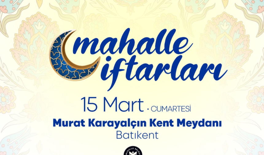 Yenimahalle'de mahalle iftarı devam ediyor