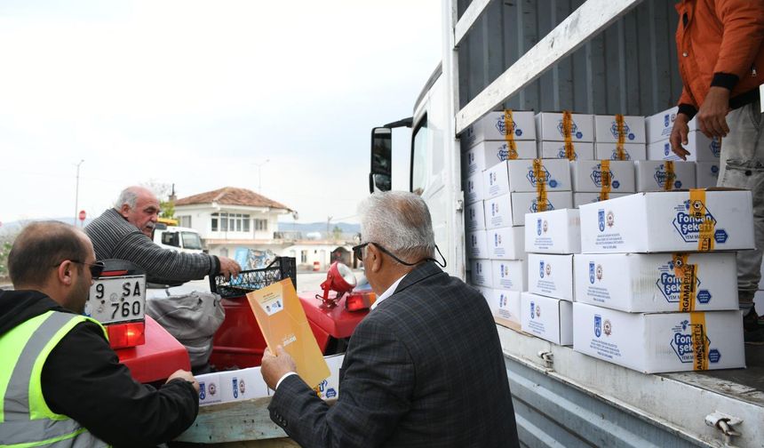 Kalecik Belediye'sinden arıcalara destek