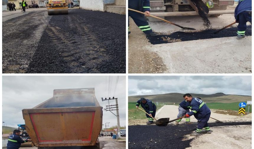 Haymana'da yol çalışmaları devam ediyor