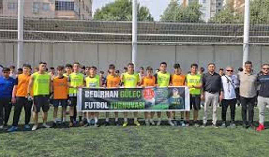 Bedirhan Güleç anısına futbol turnuvası