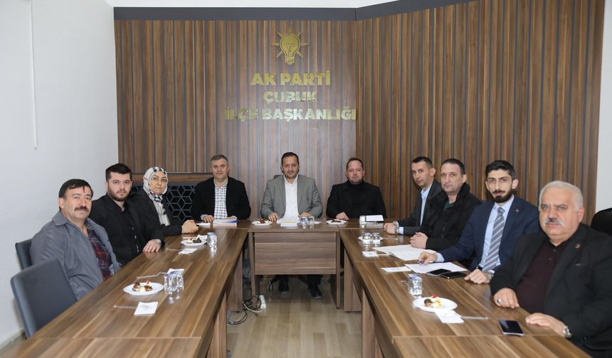 Çubuk Belediyesi'nden ilçe teşkilatına ziyaret