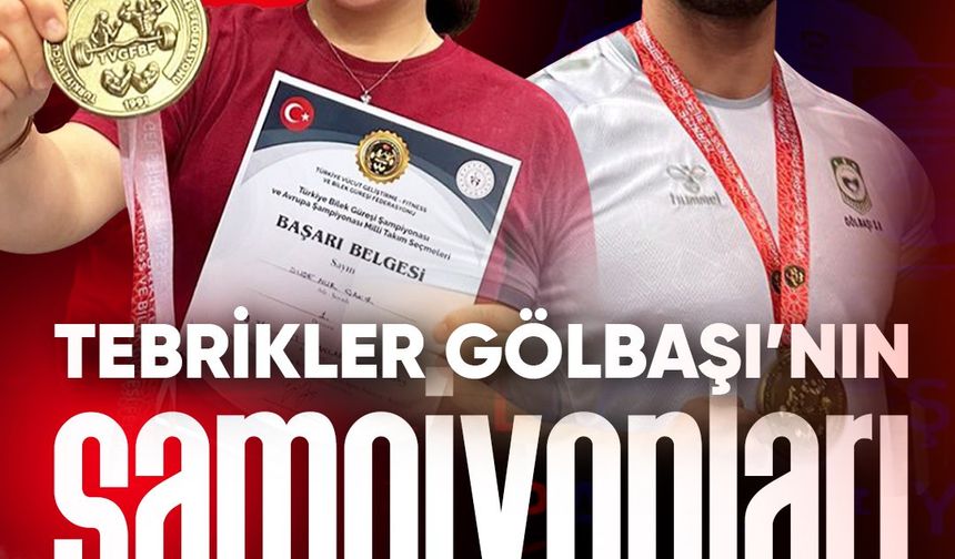 Başkan Odabaşı'ndan Gölbaşı'lı sporcuları tebrik etti