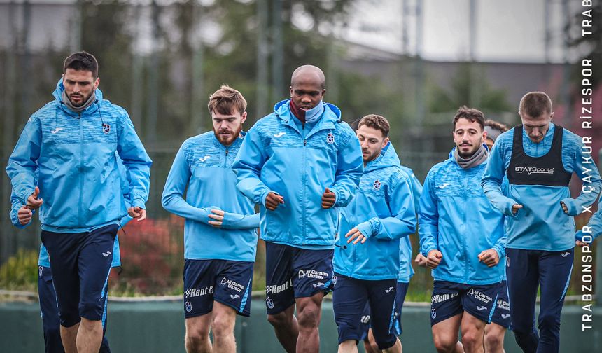 Trabzonspor'da Fenerbahçe Maçı Hazırlıkları Sürüyor!