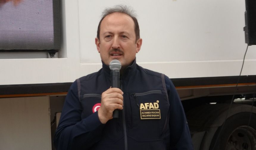 AFAD Başkanı Pehlivan'dan Afet bölgesi planları!