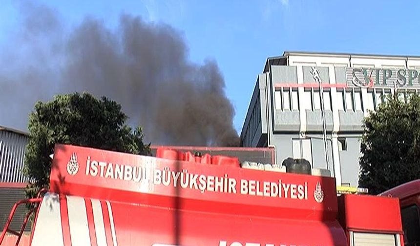 Bağcılarda çıkan yangın itfaiye ekipleri tarafından söndürüldü
