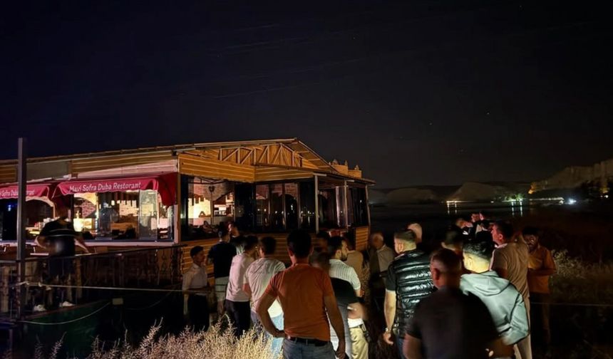 Şanlıurfa’da Nehir Üzerinde Panik